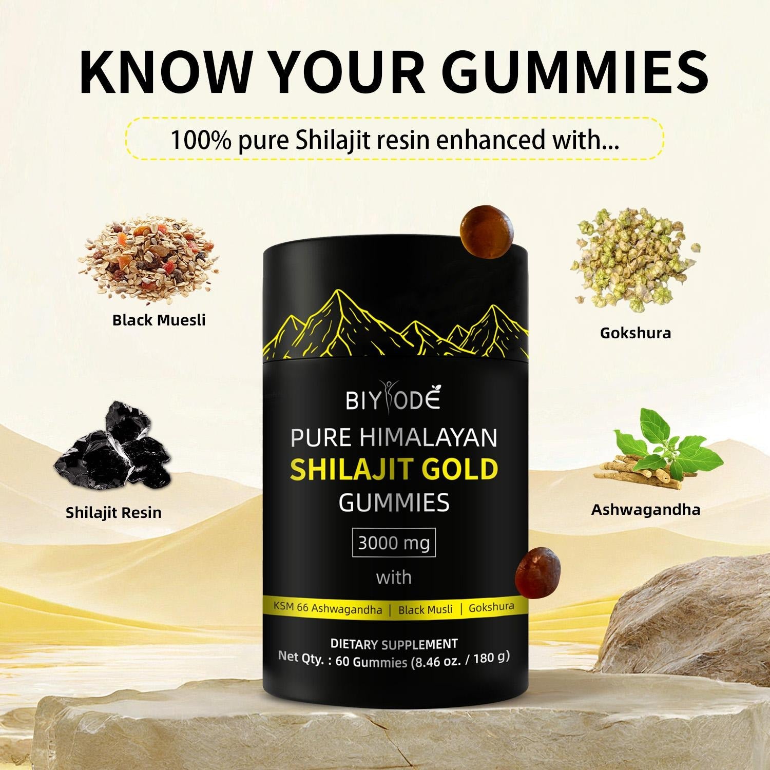 Pure pulse's Ashwagandha gummies