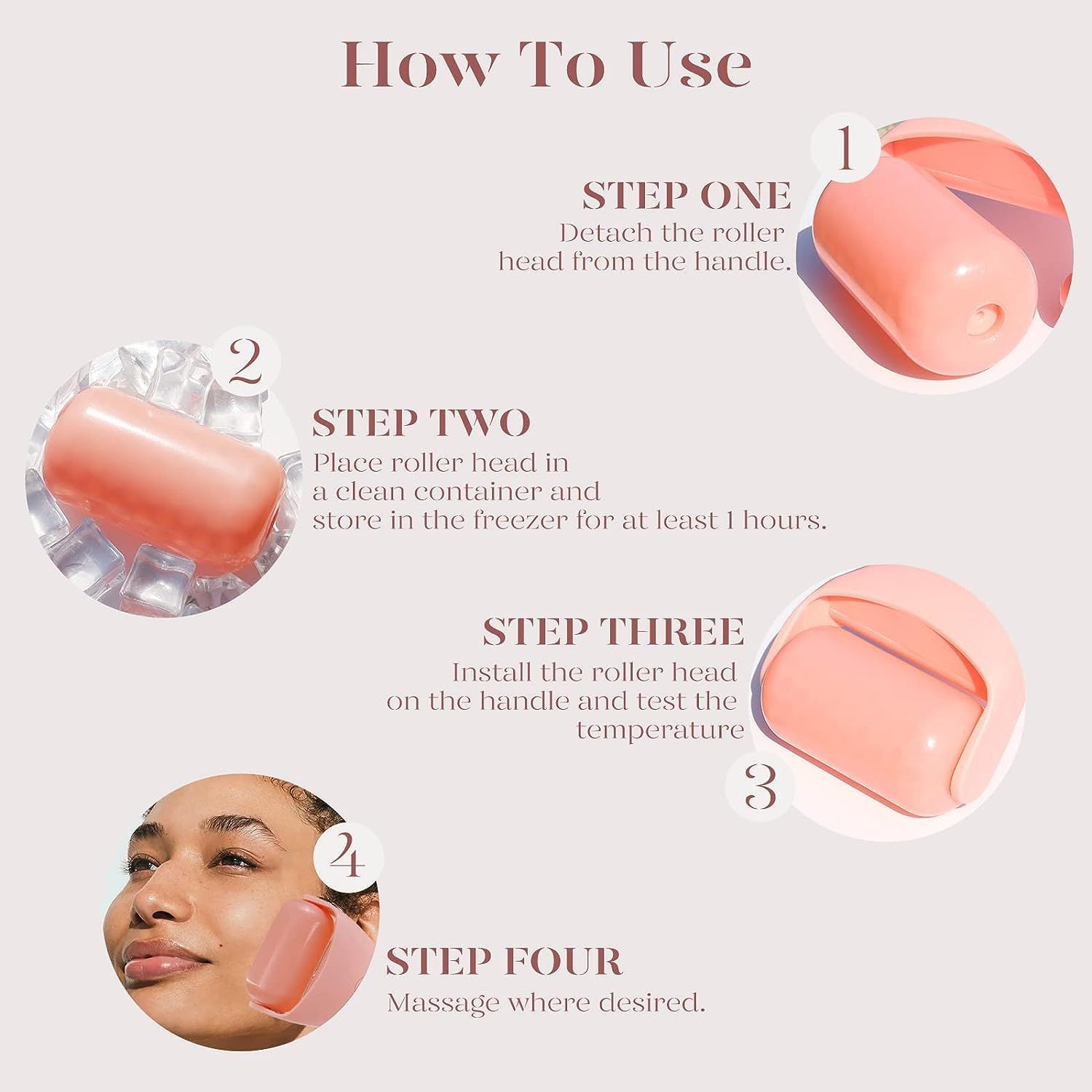 Pure pulse facial Ice Roller  